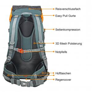 Detail Kompar Trekking Rucksack