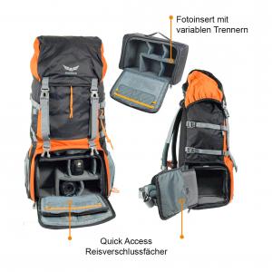 Detail Kompar Trekking Rucksack
