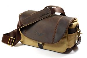 Angus Leder Fototasche braun